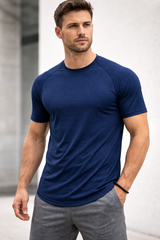 "THE" Performance Short-Sleeve - Navy