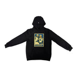 THE ICE GUARDIANS X BCLUTCH HOCKEY CARD HOODIE - BLACK
